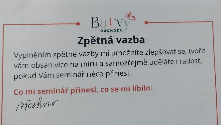 odchod do důchodu 14 denní intenzivní program